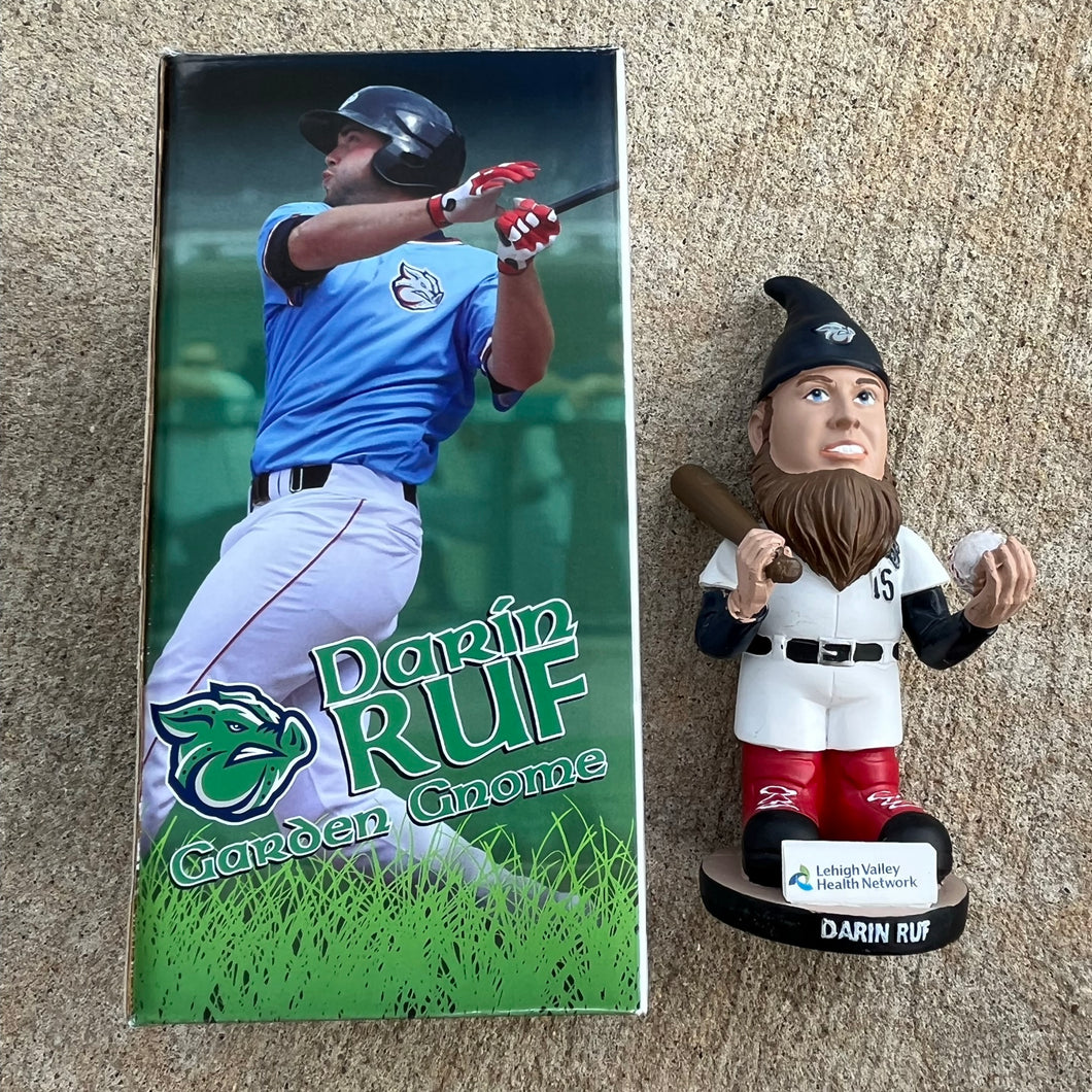 Iron Pigs Garden Gnome Darin Ruf 7in NIB