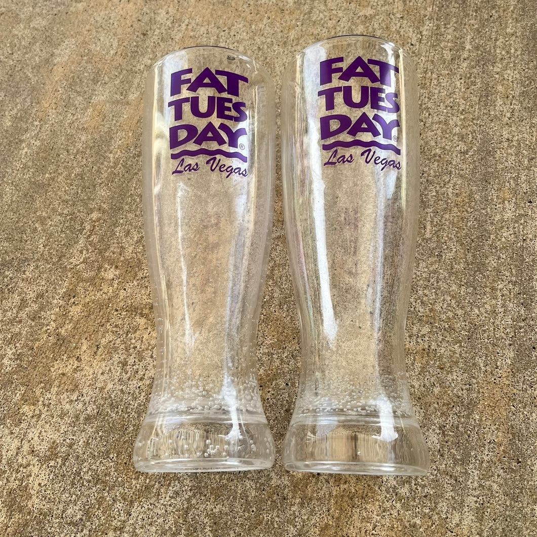 Fat Tuesday 2 plastic 9in tumblers