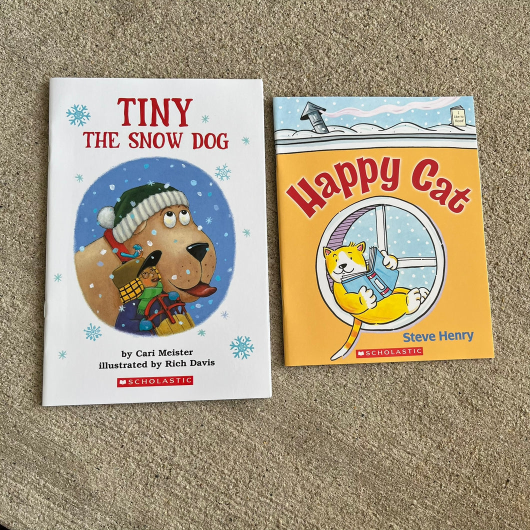Tiny The Snow Dog + Happy Cat