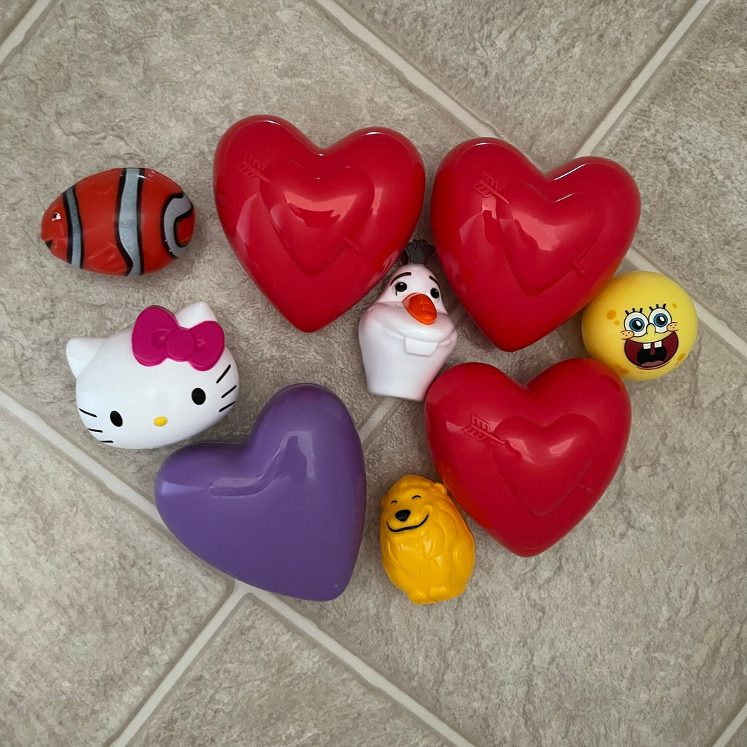 9pc Easter Egg set sizes range from 2-3 inches