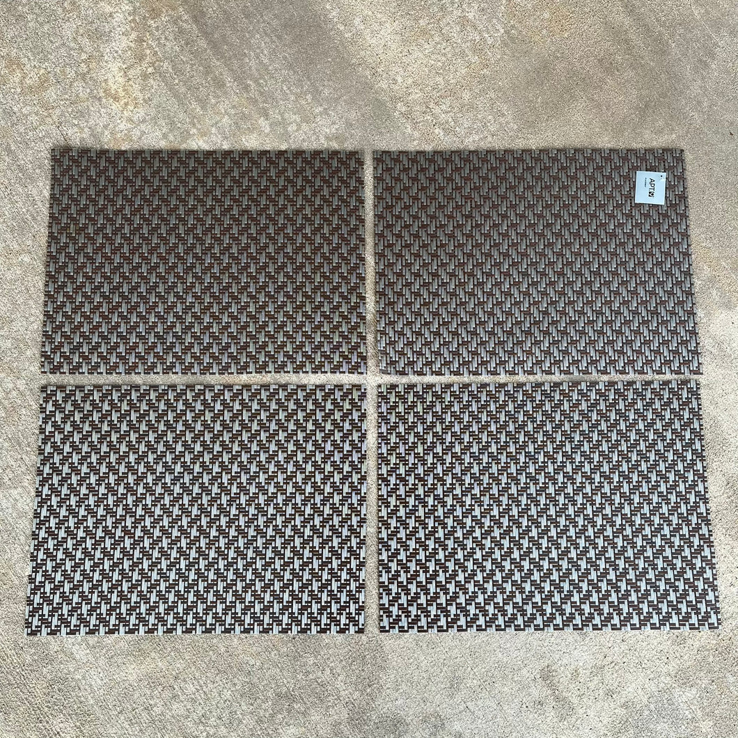 Apt 9 Placemat Pewter/ Brown size: 14 x 19in