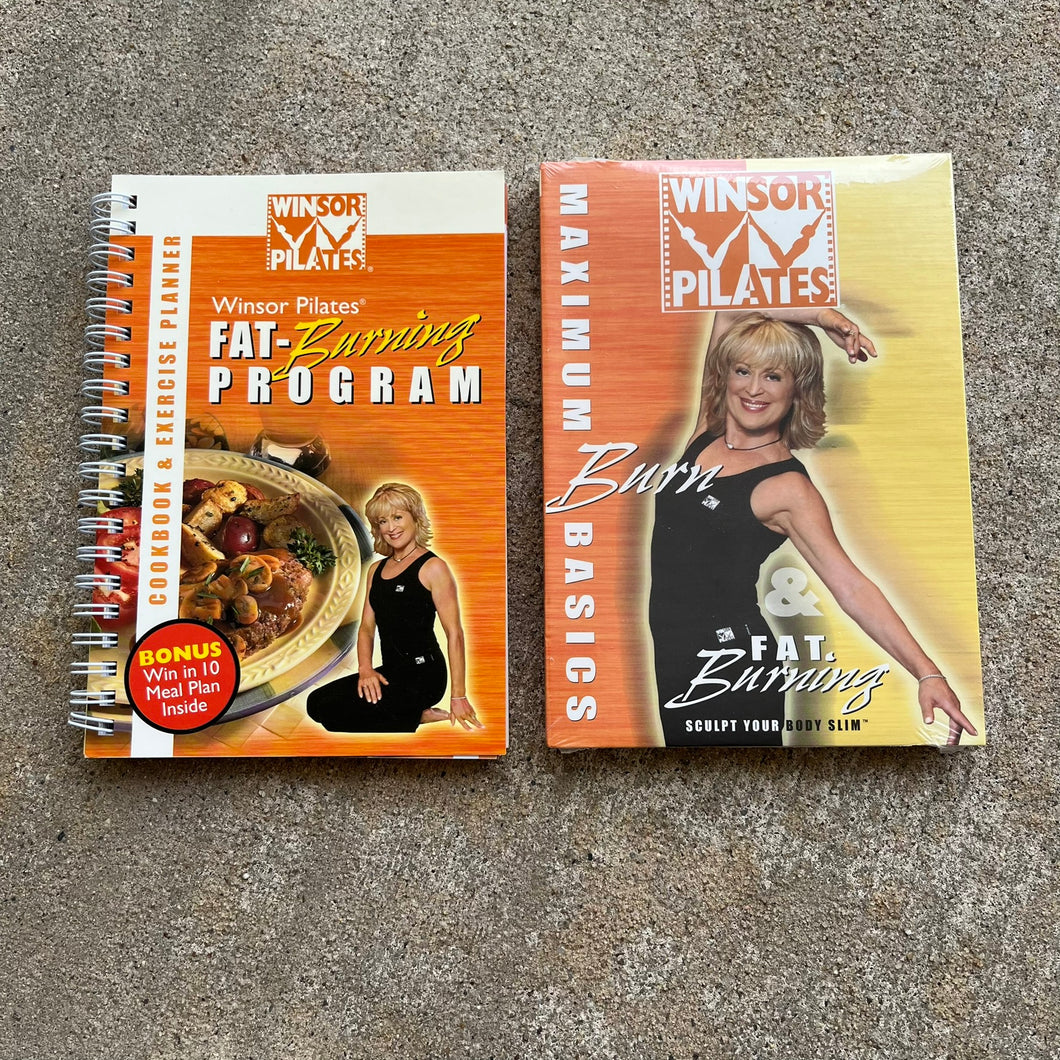 Winsor Pilates DVD + Cookbook & Planner NIB