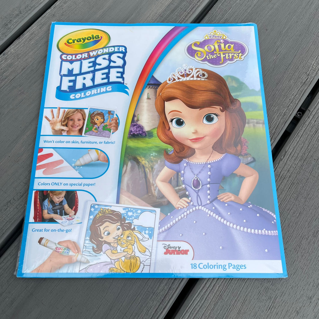 Crayola Color Wonder NWT MessFree Sofia the First
