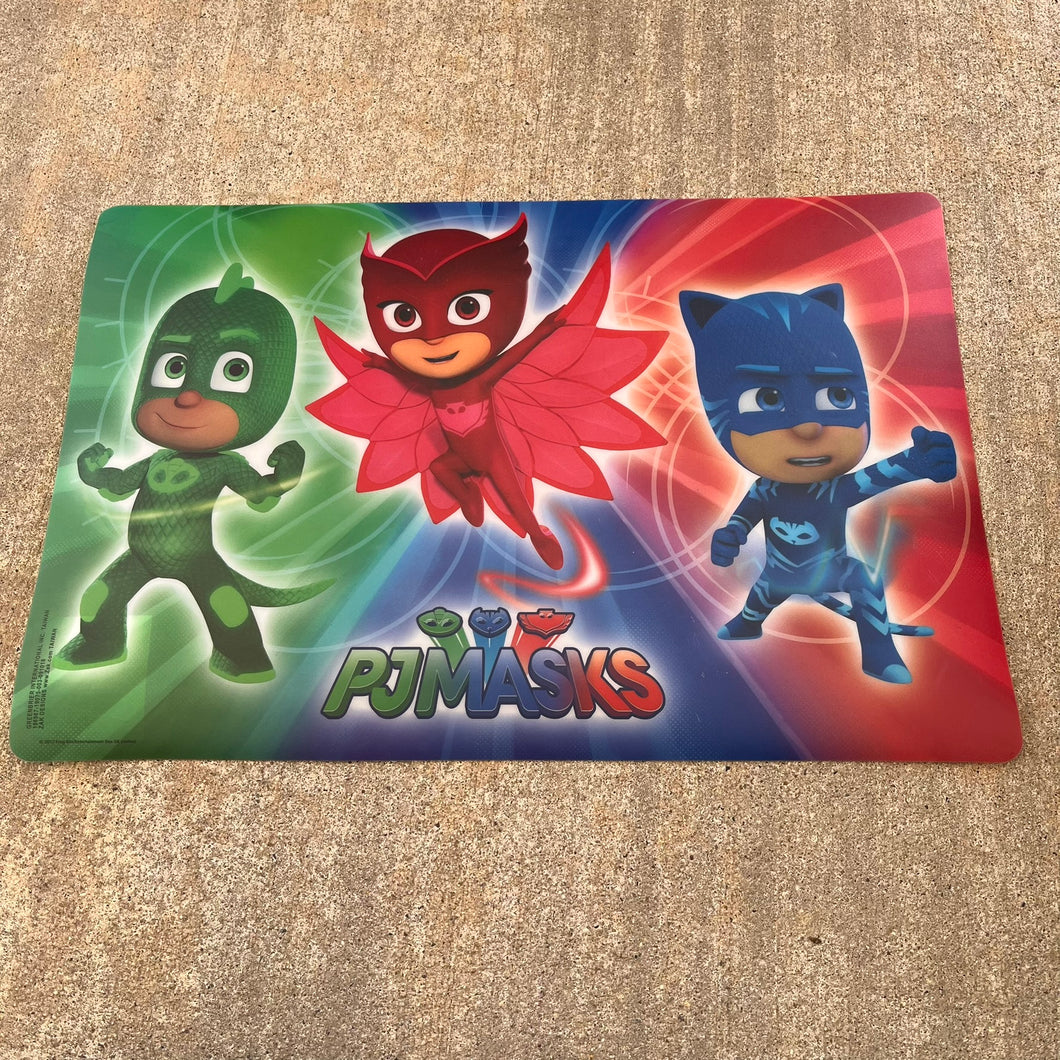 PJ masks plastic placemat 17.5 x 11.5in