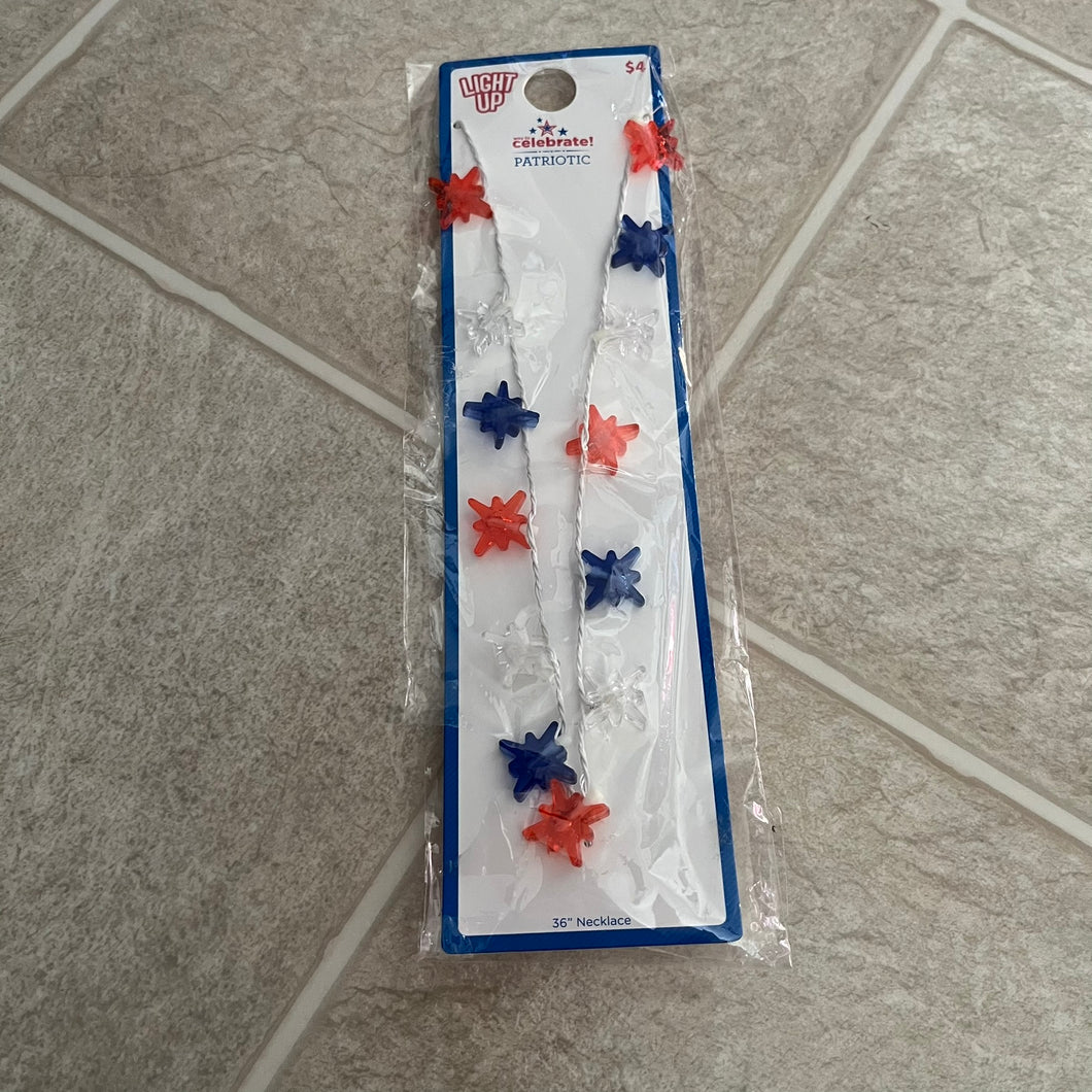Celebrate Patriotic OSFM Necklace *New in Pack*