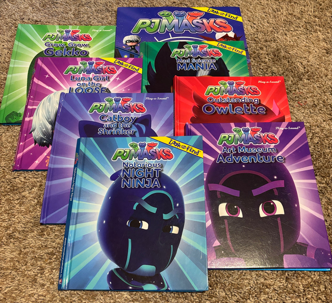 8 PJ Masks books