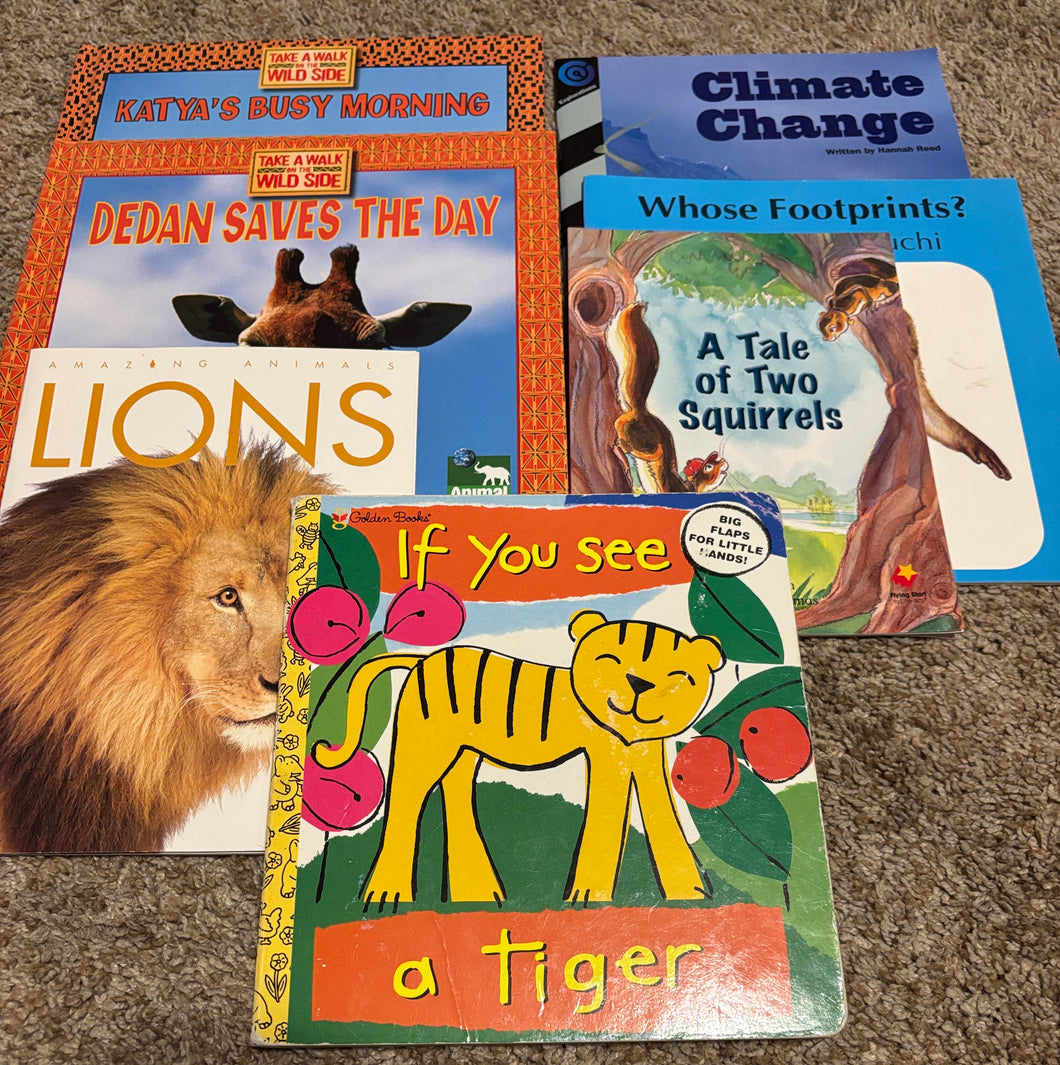 6 animal books Kaya