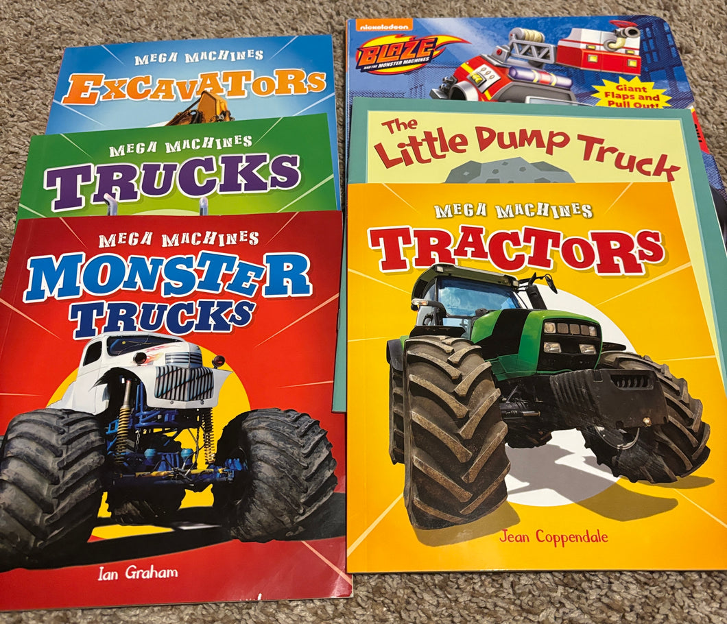 6 books Mega machines