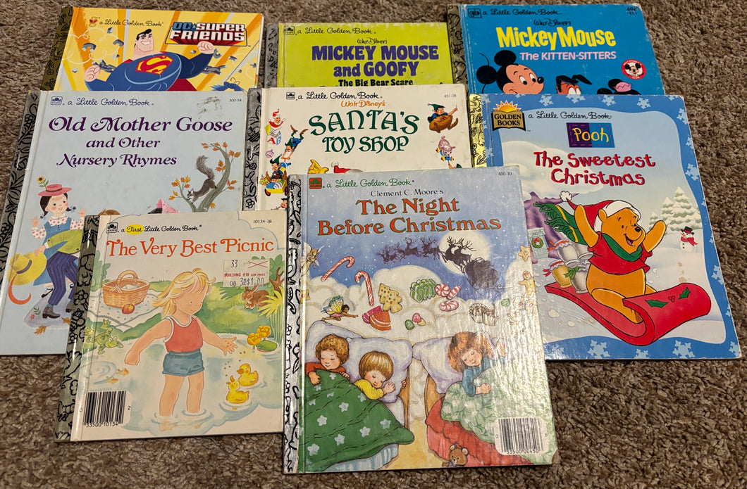 8 Golden Books
