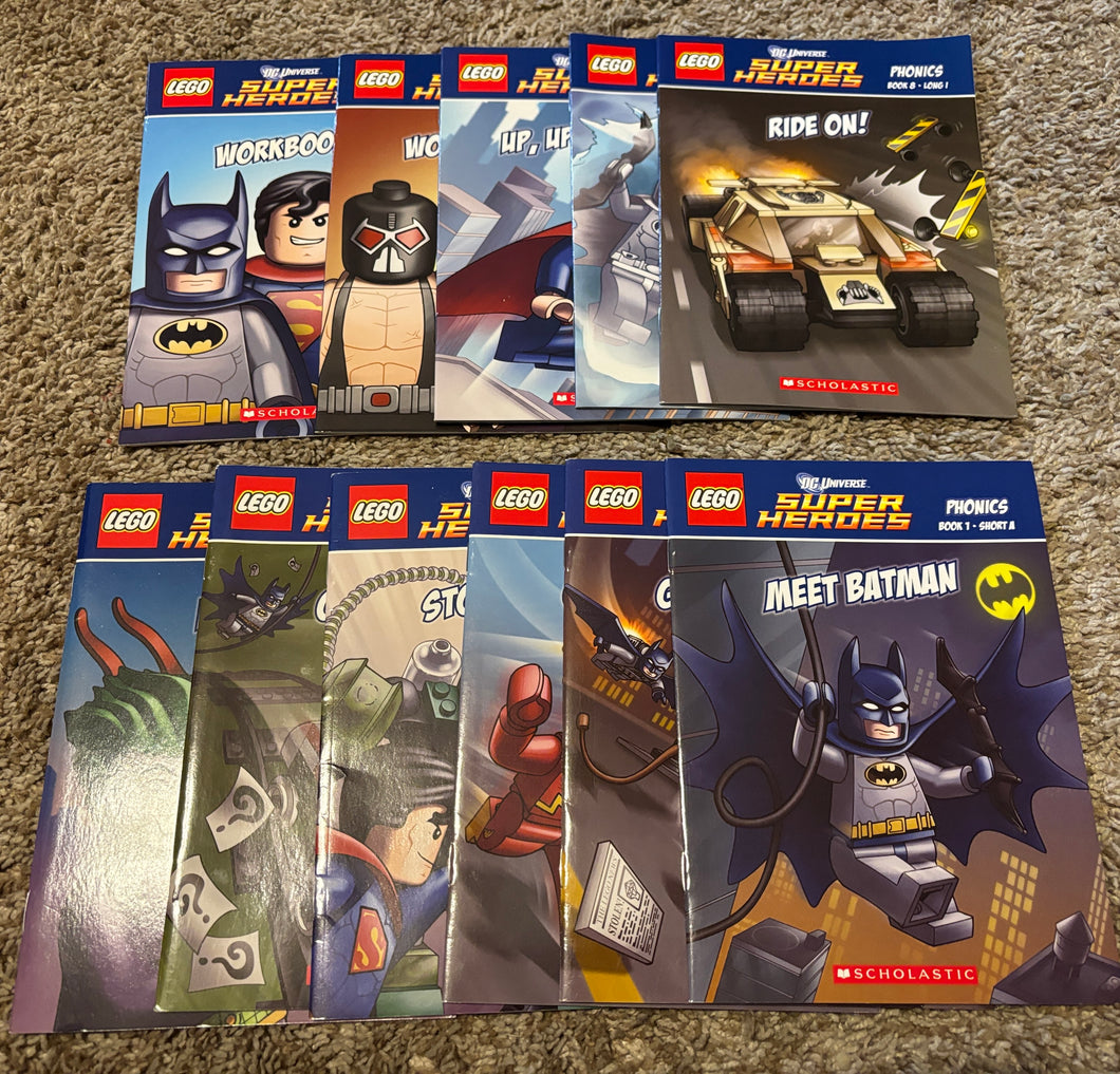 11 Lego superhero books