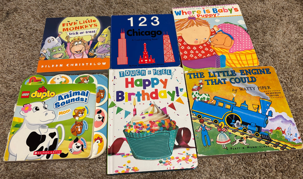6 board books Chicago
