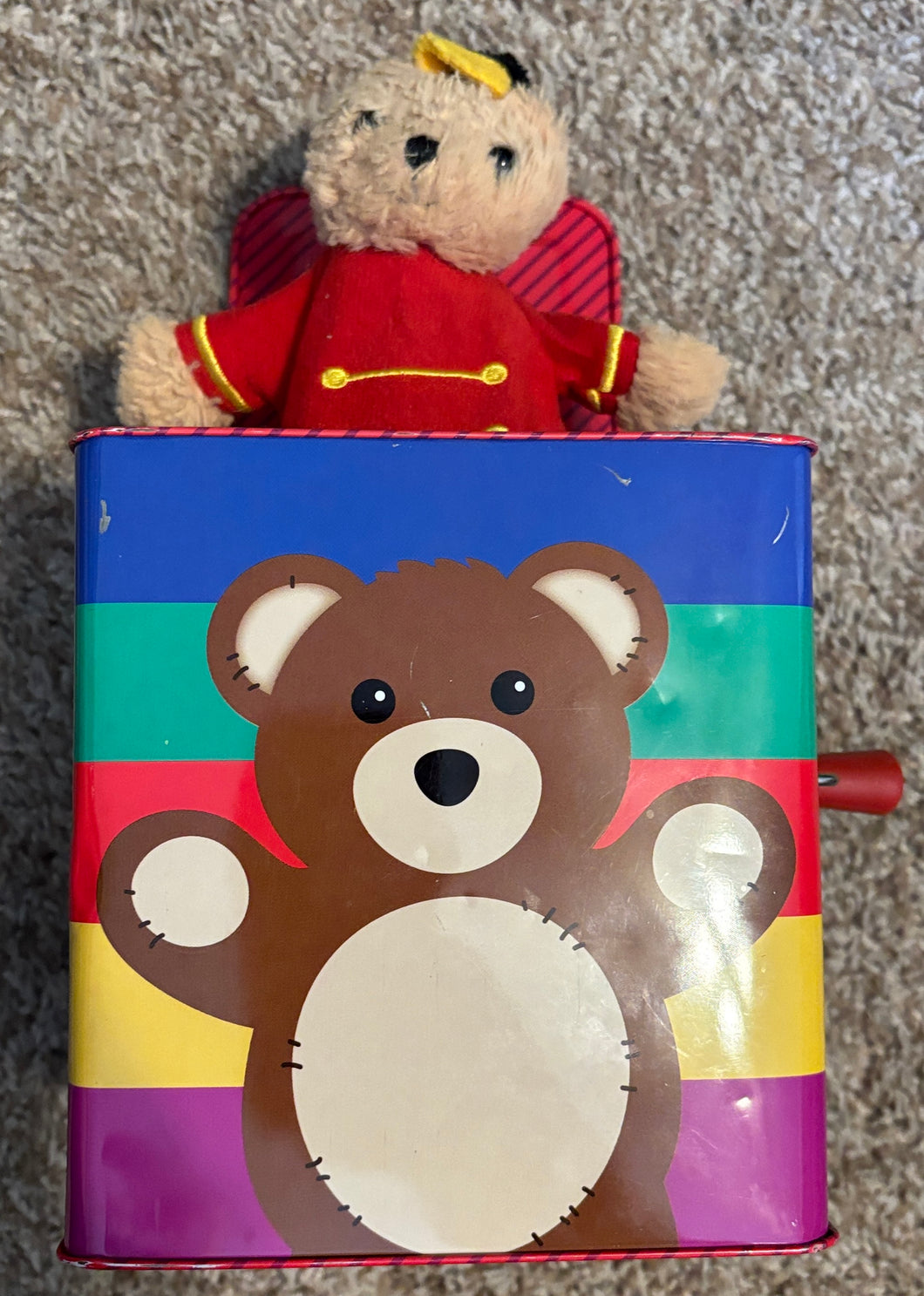 Bear jack-in-the-box