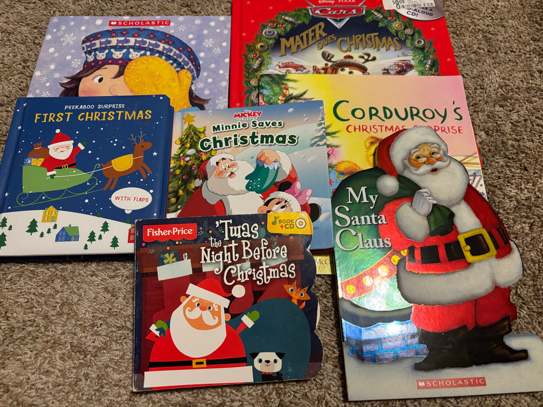7 Christmas books One mitten