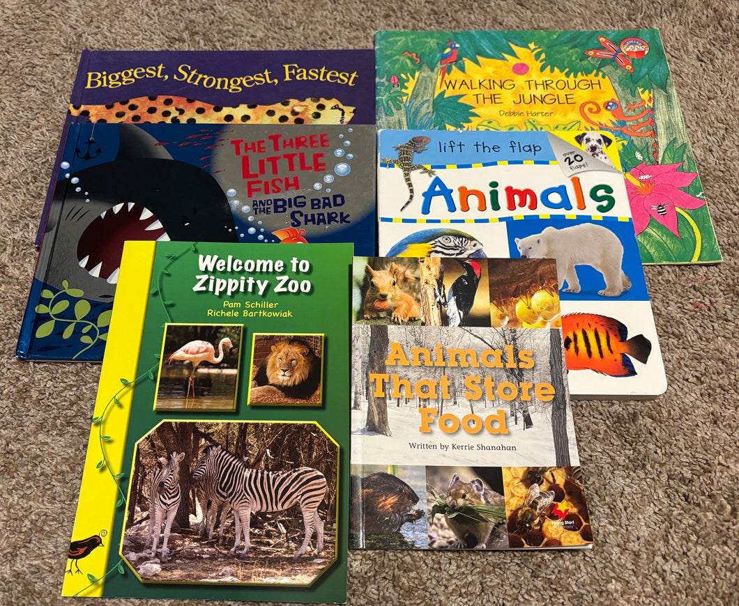 6 animal books