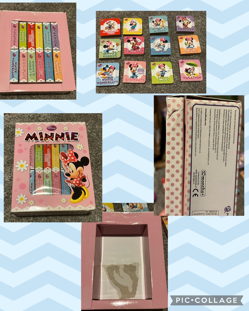 Minnie Book Block 12 Board Book Set