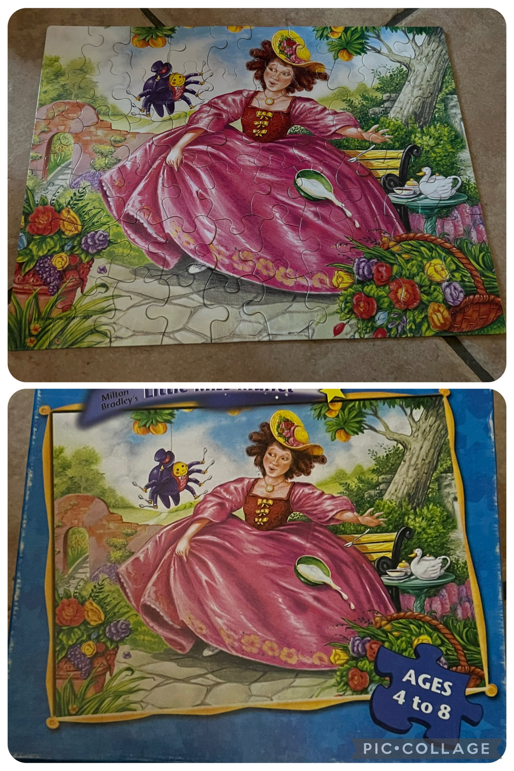 Little Miss Muffet 60 piece puzzle