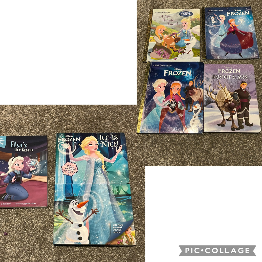 Lot of 6 Disney Frozen Books