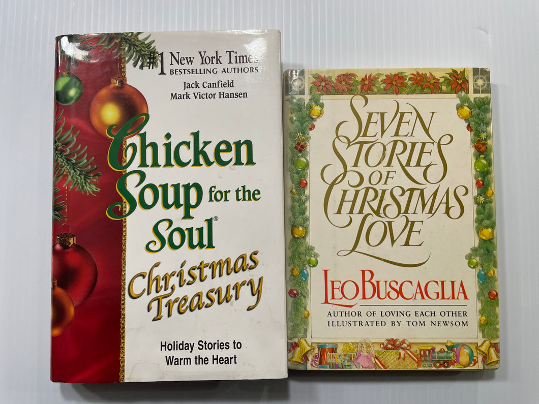 2 Christmas Books Chicken Soup & Xmas Love