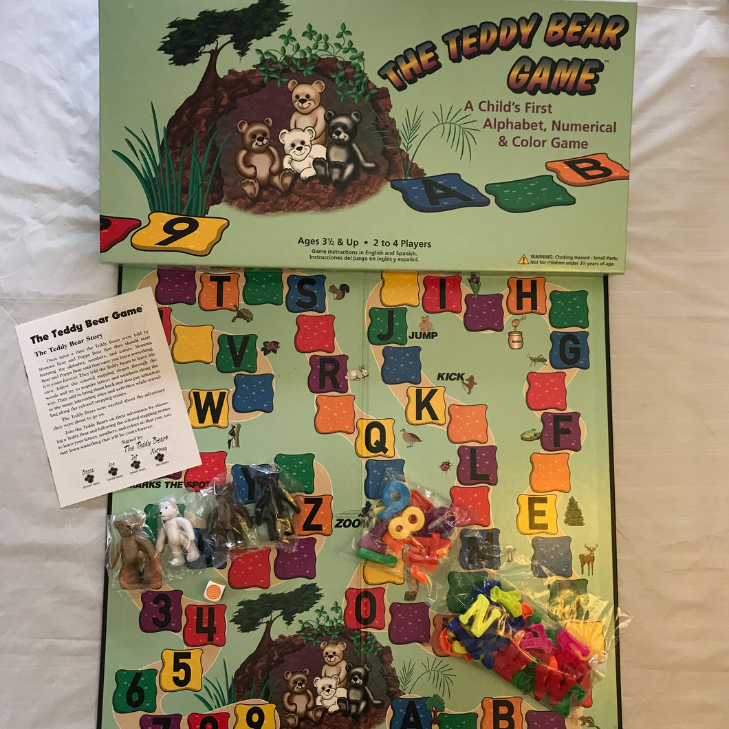 NEW -The Teddy Bear Game ABC, Number & Color Game