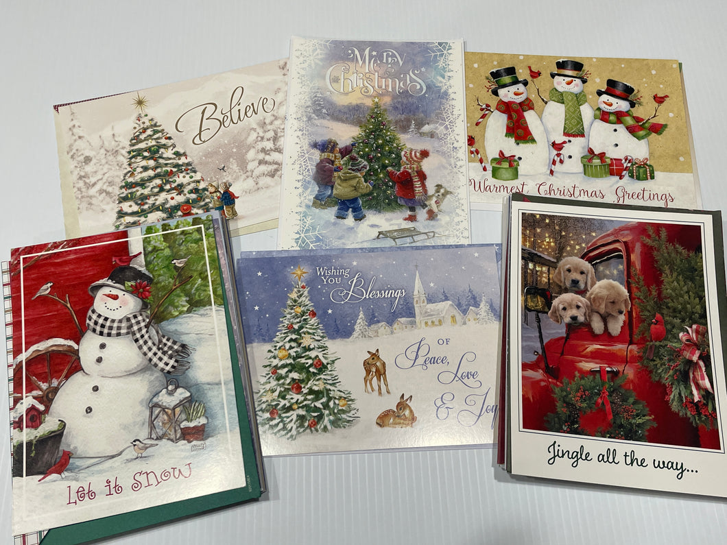 NEW - Over 40 Cards Assorted Xmas/Holiday