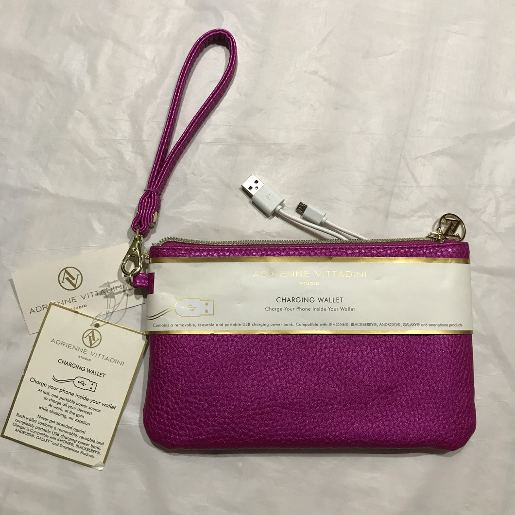 NEW - Adrienne Vittadini Charging Wallet-8.5x5