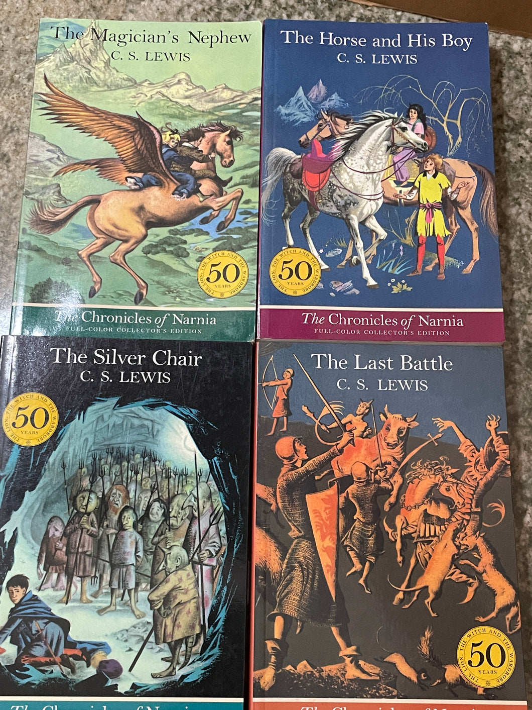 4 C.S. Lewis Books The Chronicles of Narnia
