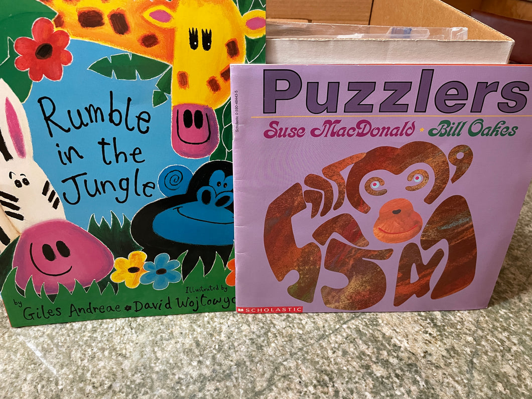 2 Books - Puzzlers & Rumble in the Jungle