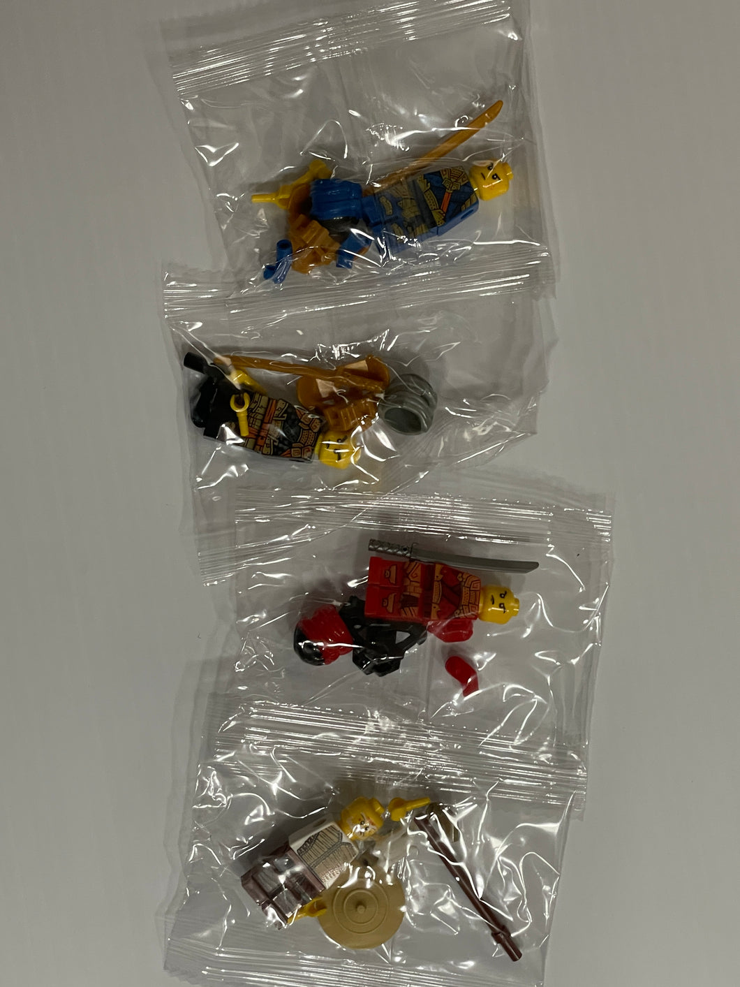 NEW - Ninja Minifigures Set of 4