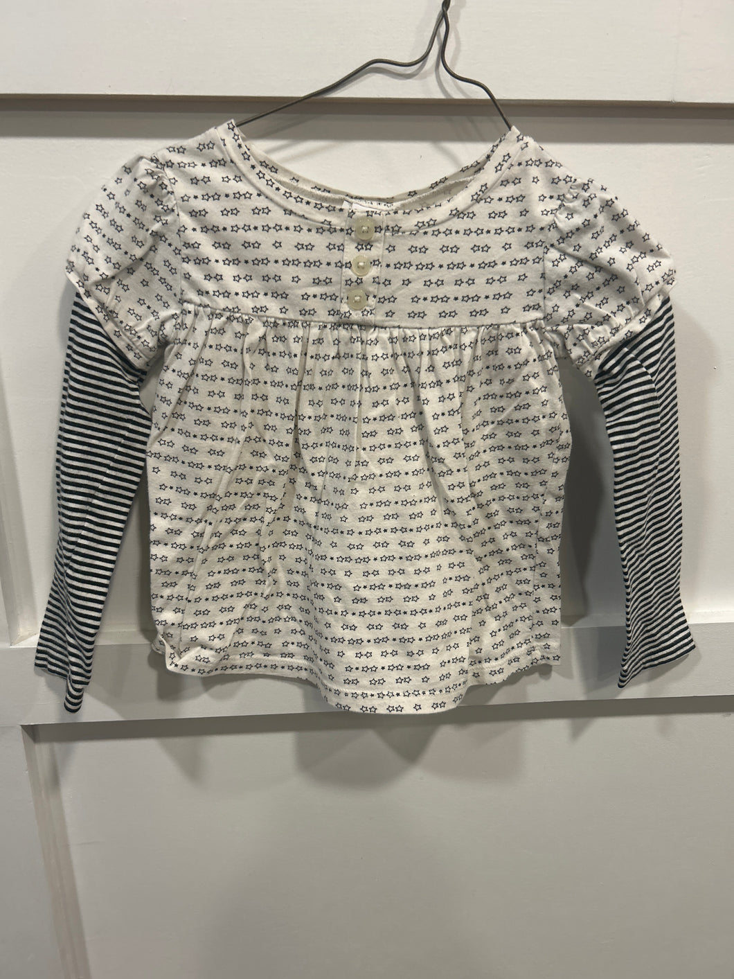 Circo Stripes and stars LS - size 4T/4