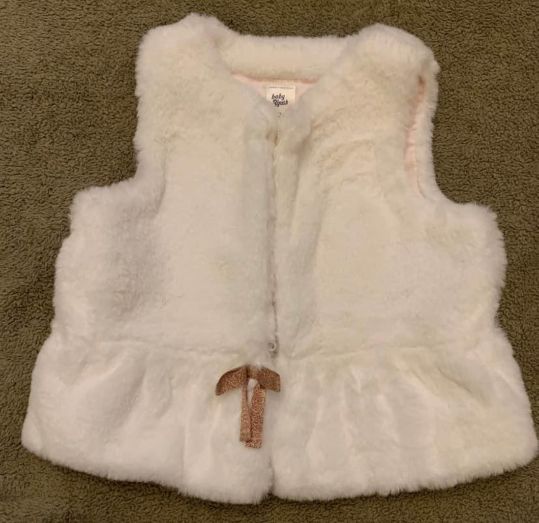 Baby B'gosh Faux fur vest - size 18-24 Months