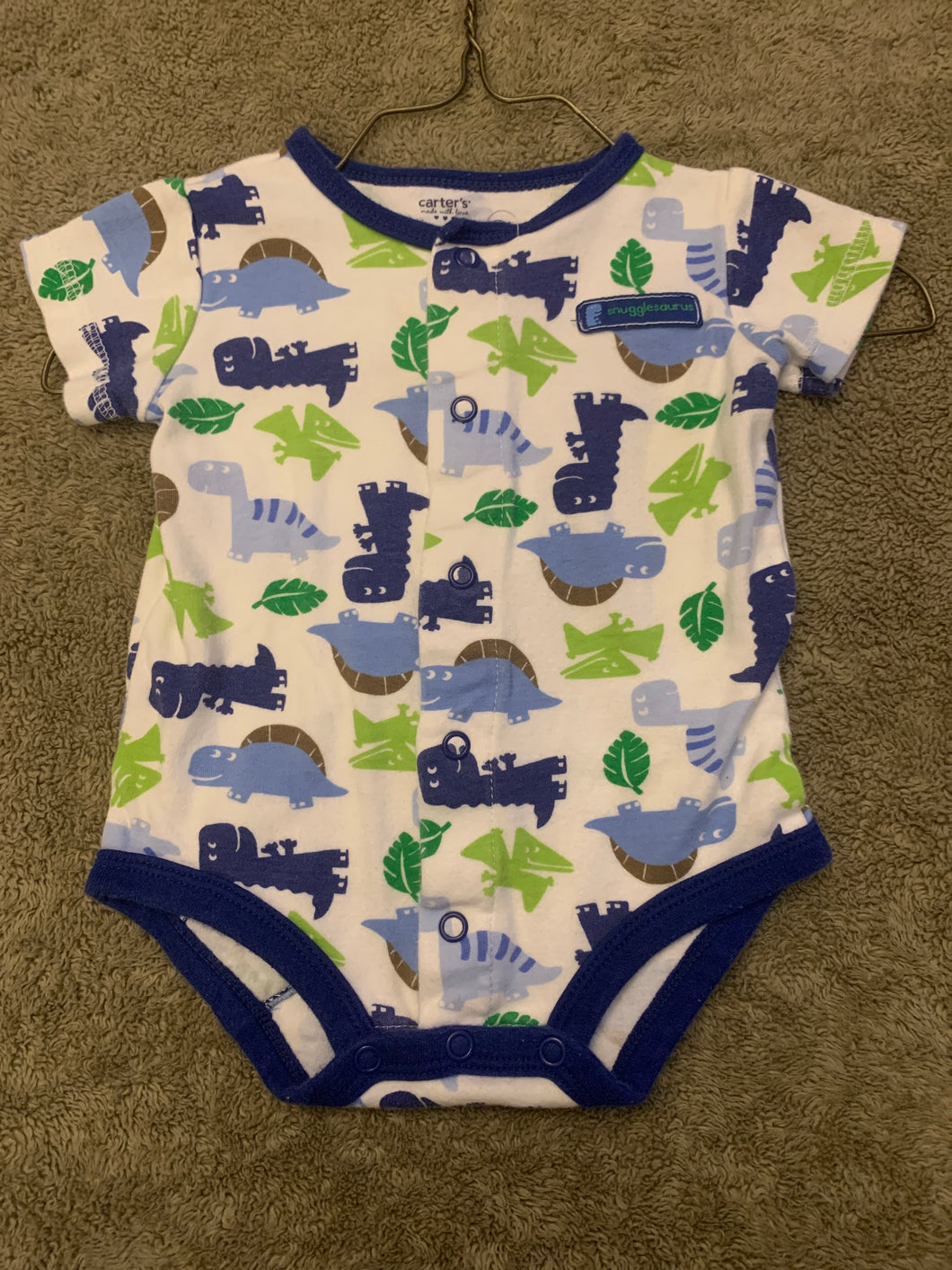 Carter's Dinosaur onesie - size 6 Months