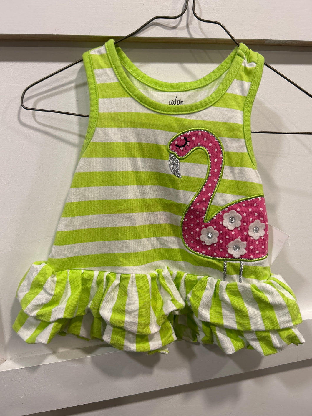 Kids Headquarters Flamingo tank - size 18 Months