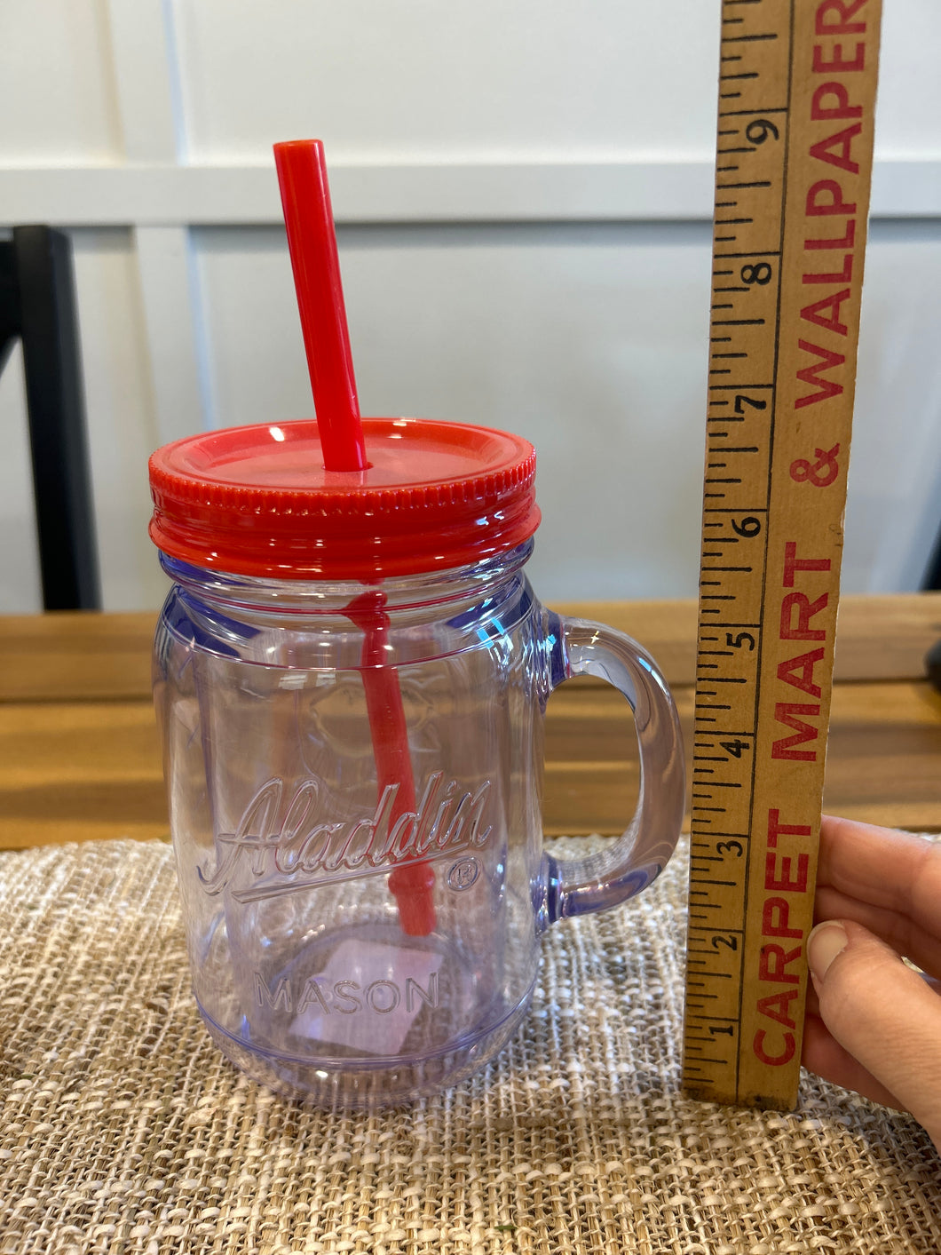 Aladdin Mason Jar cup Plastic