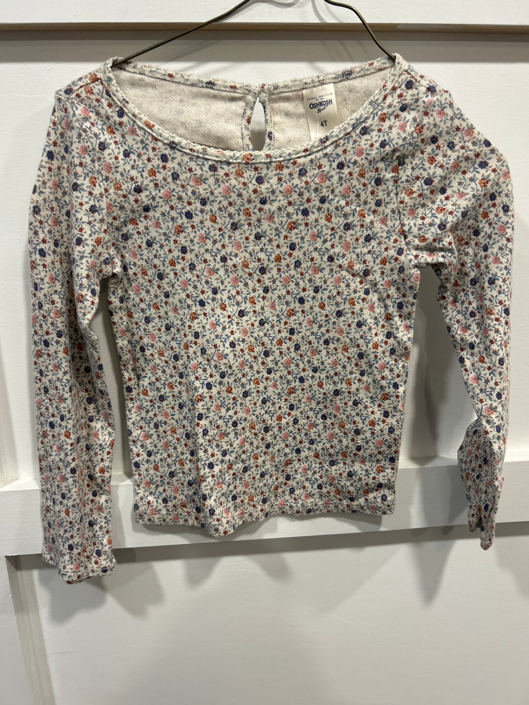 OshKosh B'Gosh Floral long sleeve - size 4T/4