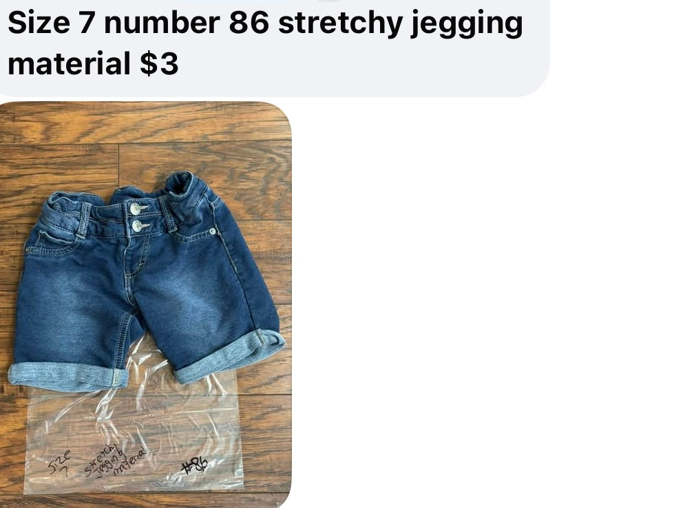 491 Jegging shorts (86) Stretchy - size Kids 7