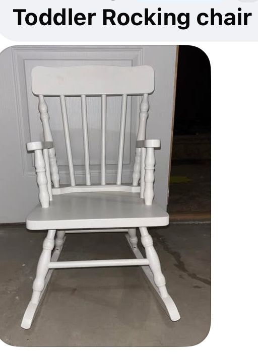 Toddler Rocking Chair wood toddler size