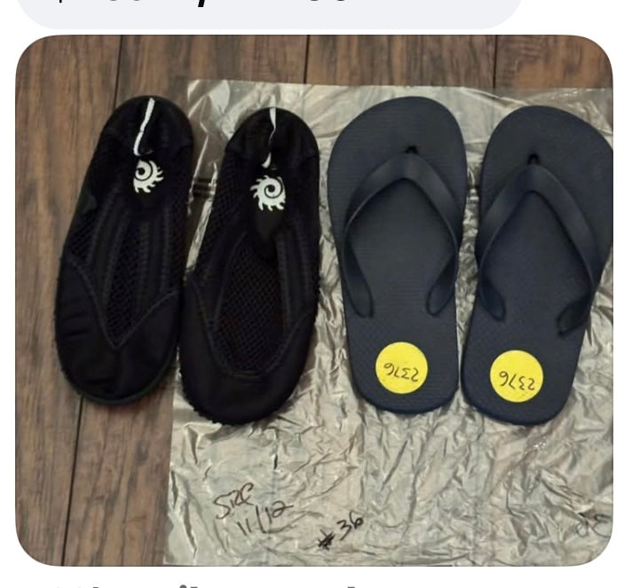 475 water shoes / flip f flip flops/water shoes - size Shoes-youth   11