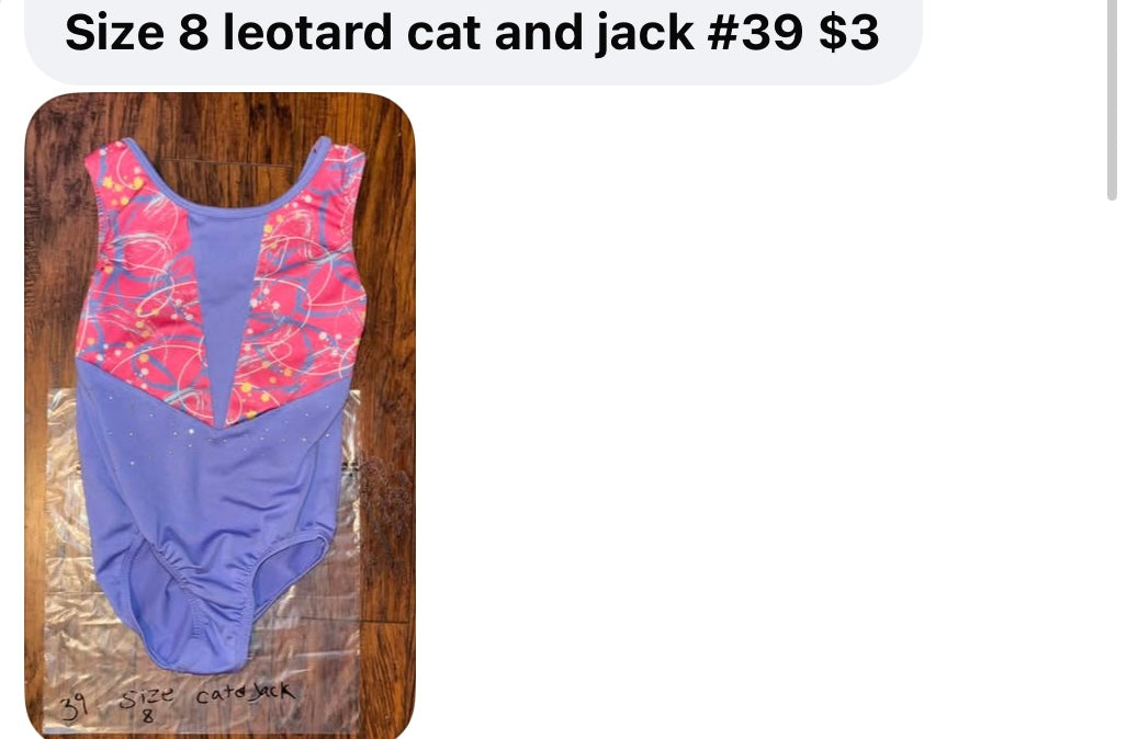 492 leotard size 8 (39) - size Kids 8