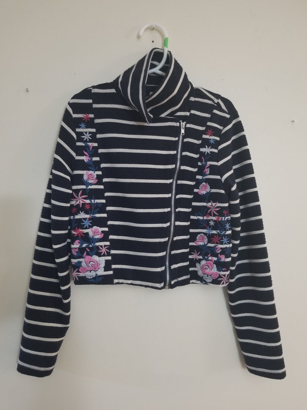 Beautees Cropped zip-up sweater - size Kids 8