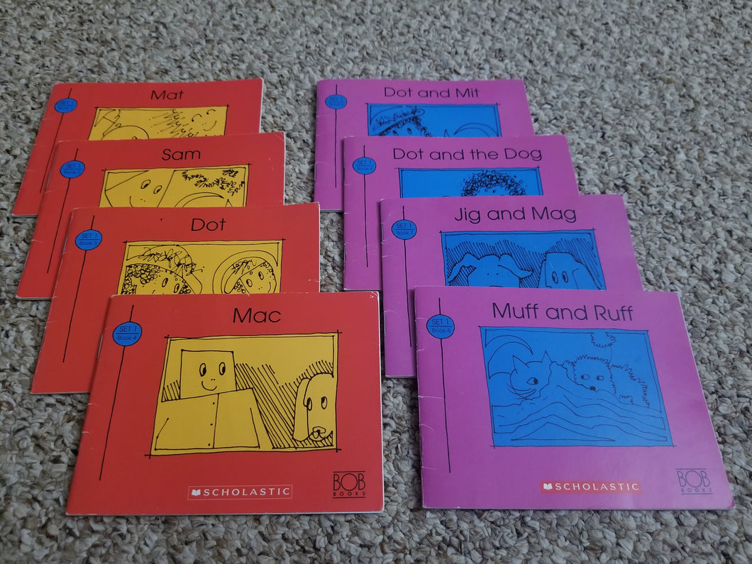BOB books Set 1, Books 1-8