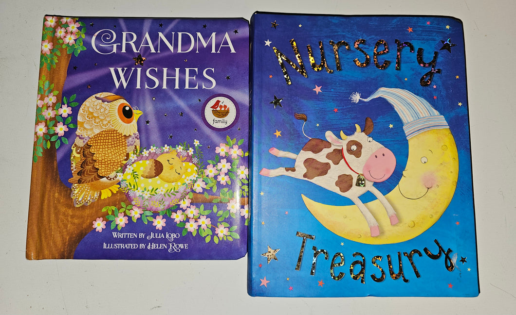 2 nursery rhyme books