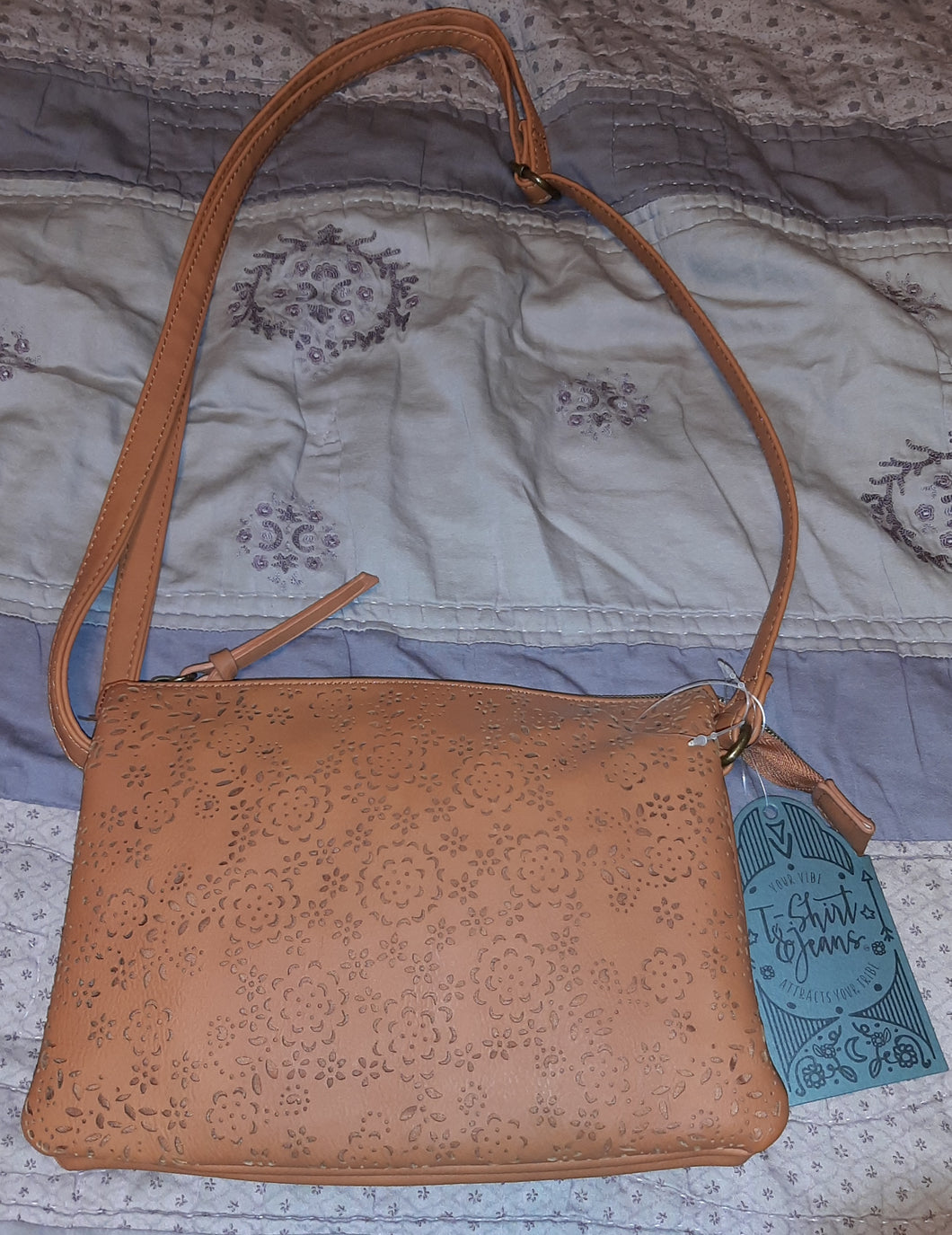 Tshirt & Jeans cross bod purse NWT