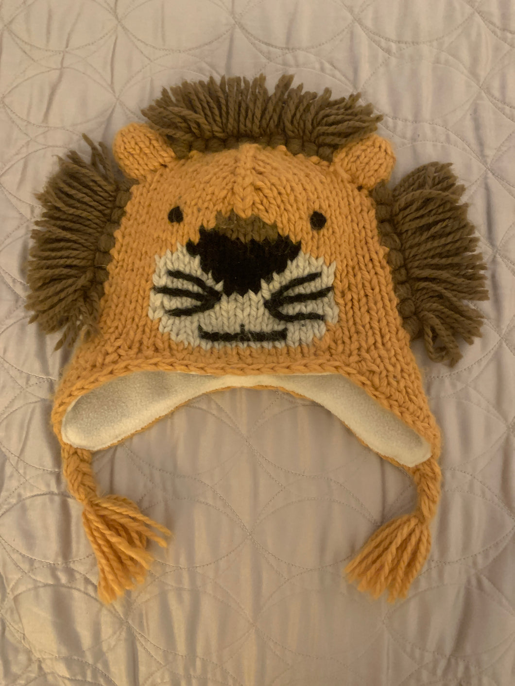 Next direct lion hat sz 1-2y sweater fleece - size 12 Months