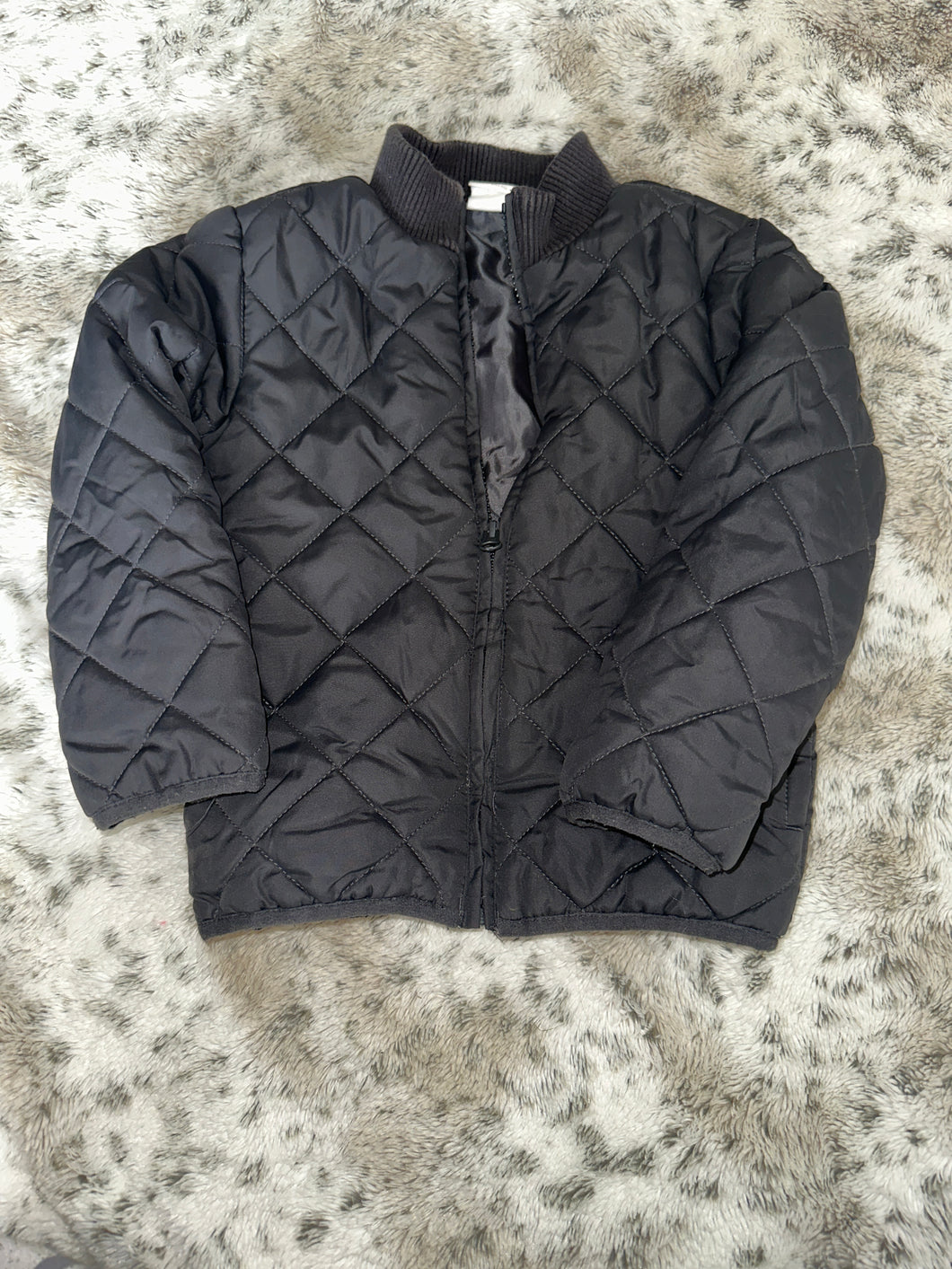 Crazy 8 gray light Puffer coat - size 4T/4