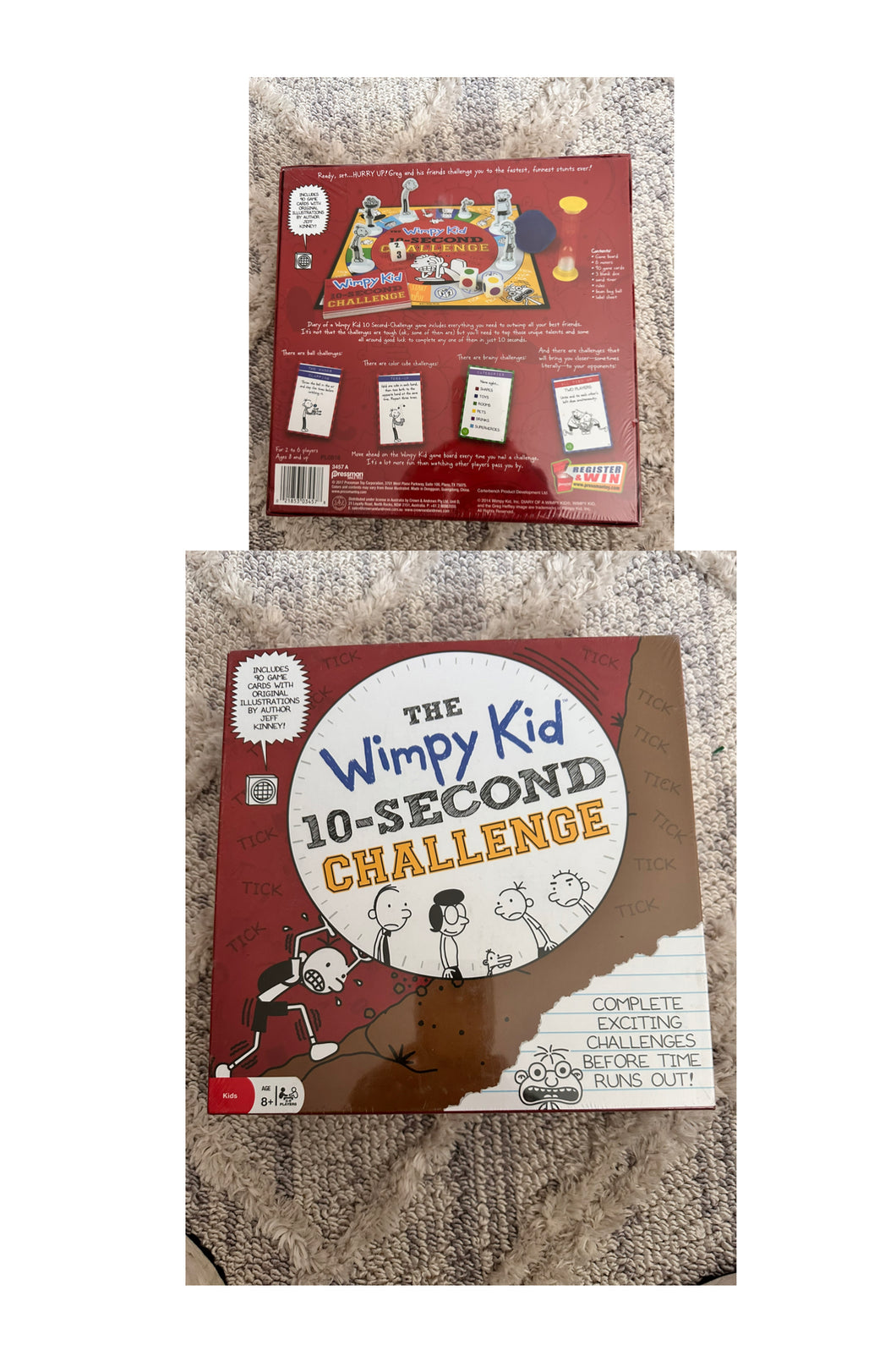 NEW Wimpy Kid game 10 sec challenge ages 8+