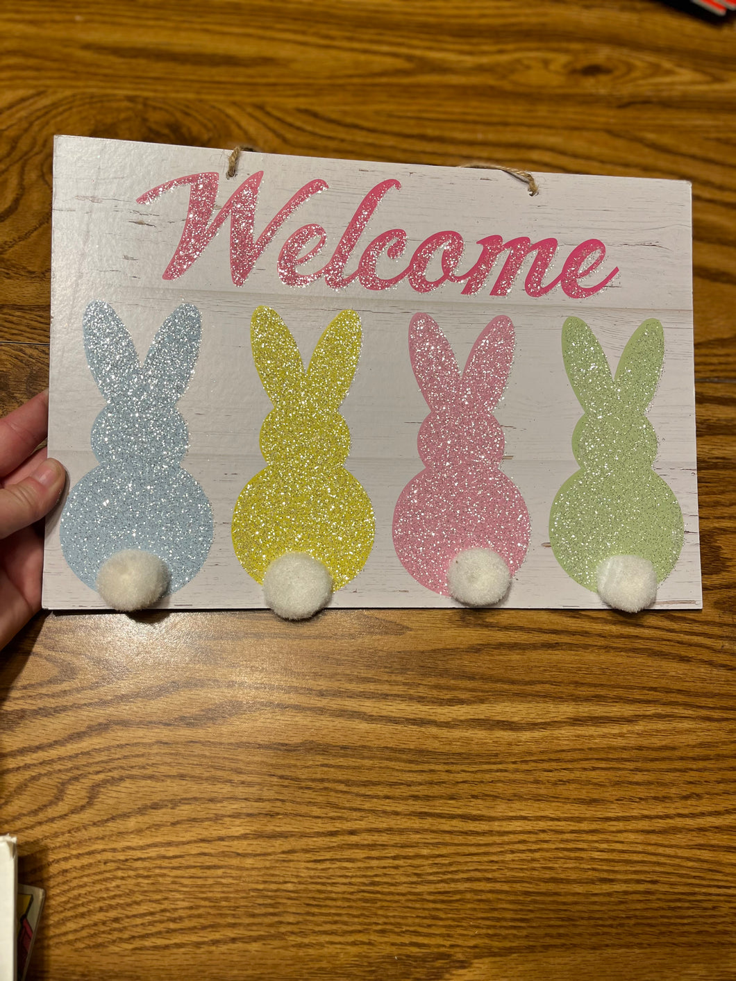 EAster Welcom Sign