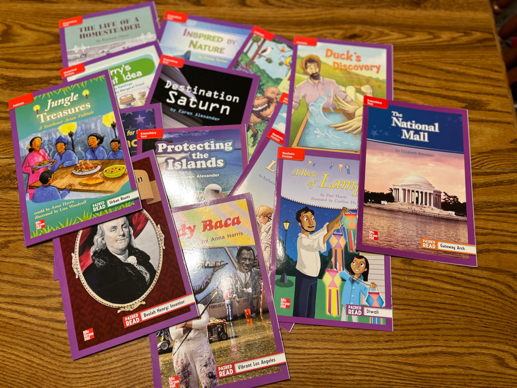 13 Rigby Literacy books