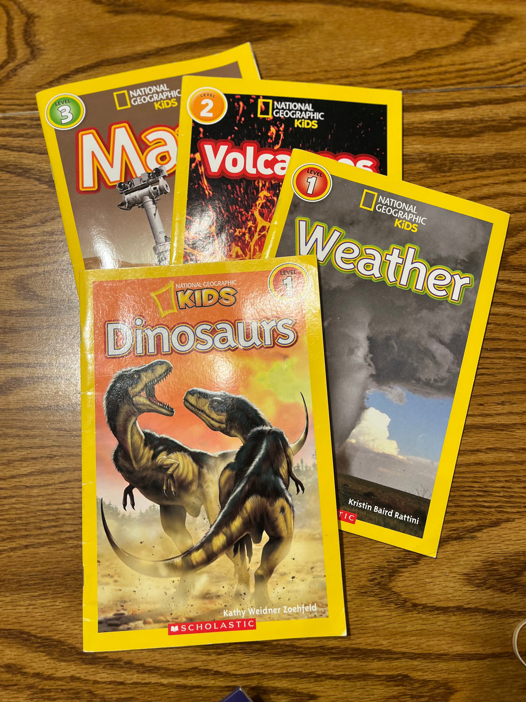 4 National Geographics Kids books