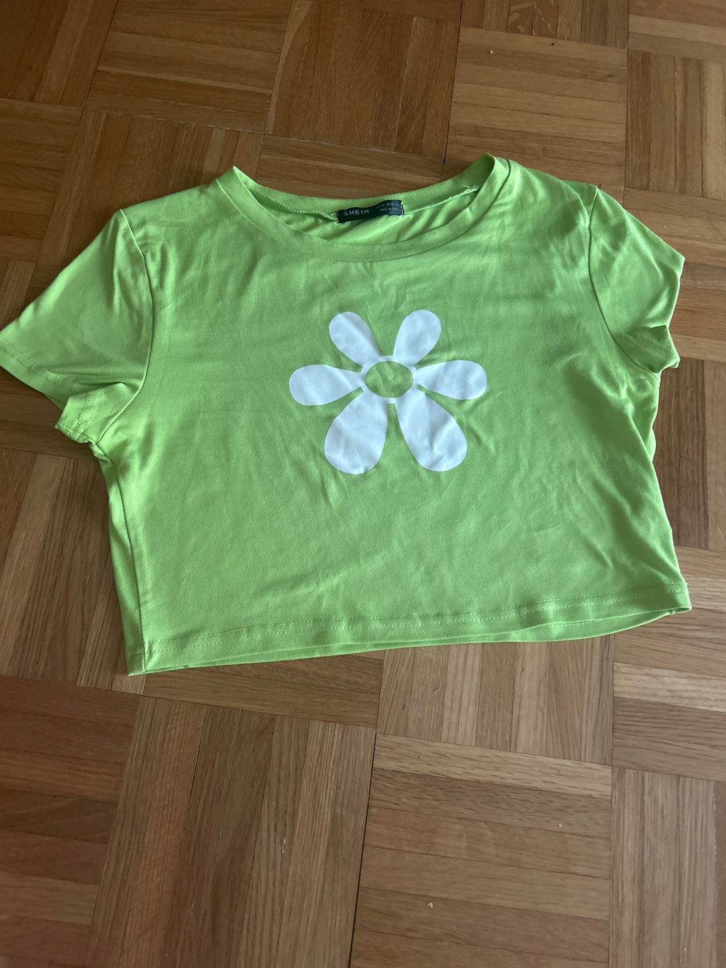 SHEIN Lime Crop Top - size Junior Girls S (3-5)