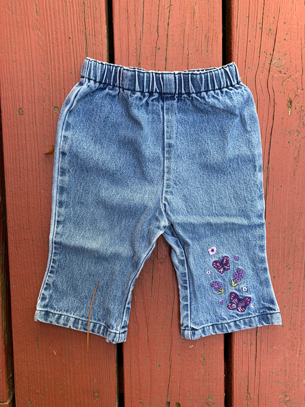 Butterfly Jeans  - size 6-9 Months